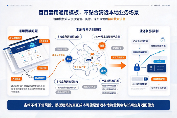 清远中小企业搭建官网常见的几个踩坑点