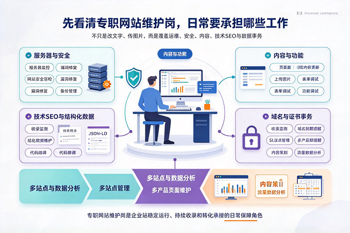 专职网站维护岗职责