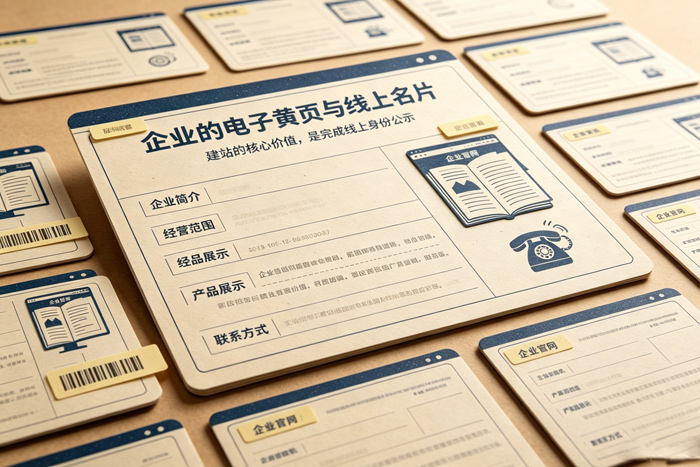 企业的电子黄页与线上名片
